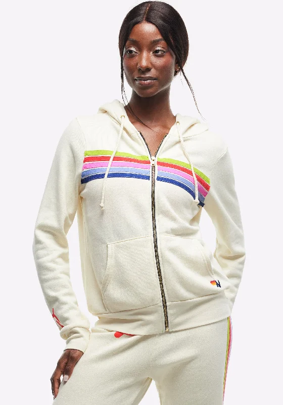 Peloton x Aviator Nation 5 Stripe Zip Hoodie