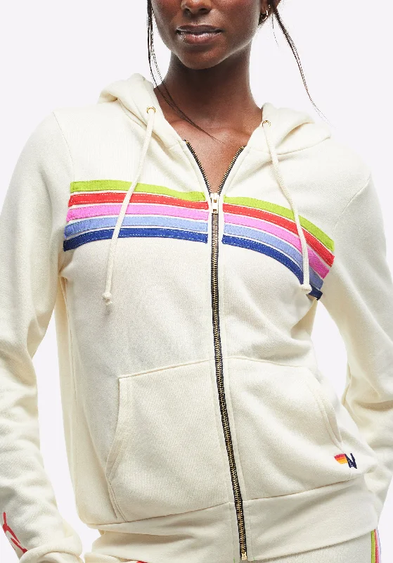 Peloton x Aviator Nation 5 Stripe Zip Hoodie