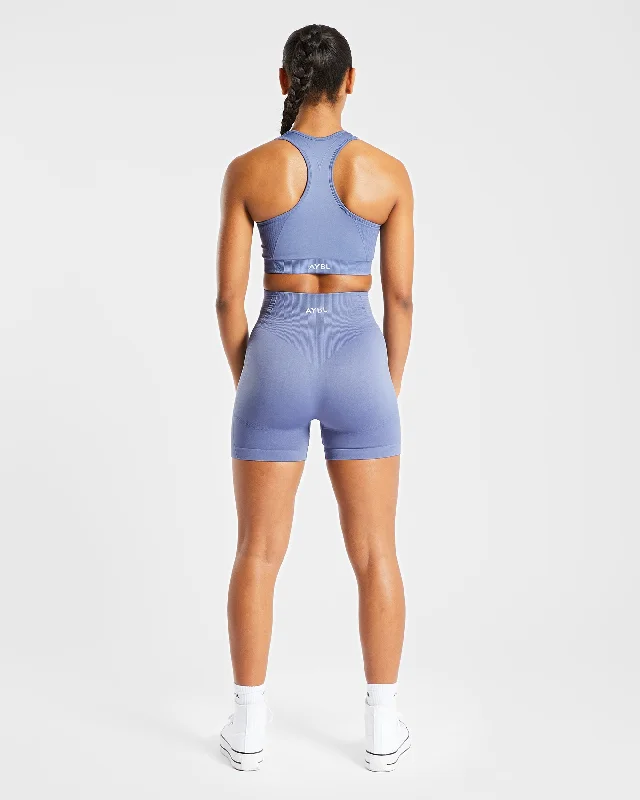 Balance V2 Seamless Shorts - Steel Blue