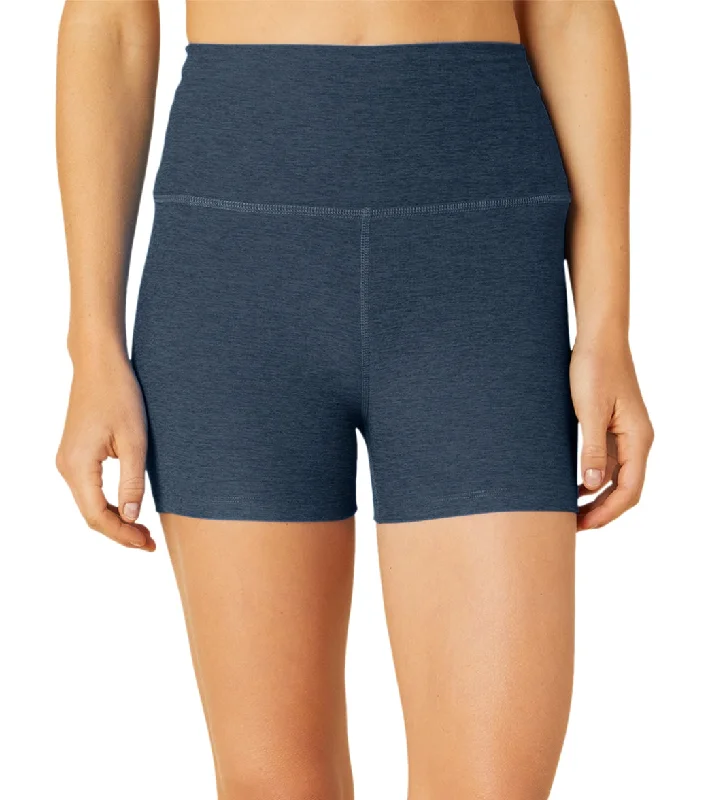 Beyond Yoga Spacedye All for Run Shorts Nocturnal Navy