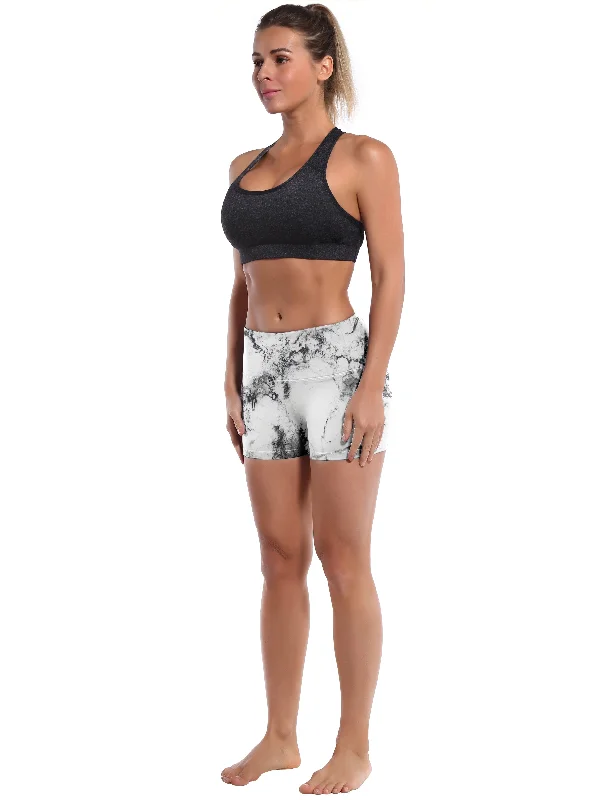 2.5"" Printed Yoga Shorts arabescato