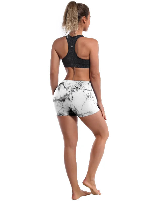 2.5"" Printed Yoga Shorts arabescato