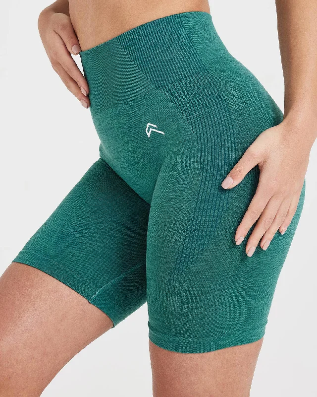 Classic Seamless 2.0 Cycling Shorts | Mineral Green Marl