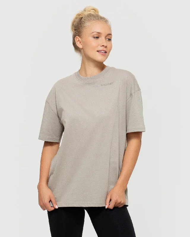 Comfort Oversized Short Sleeve T-Shirt | Buff