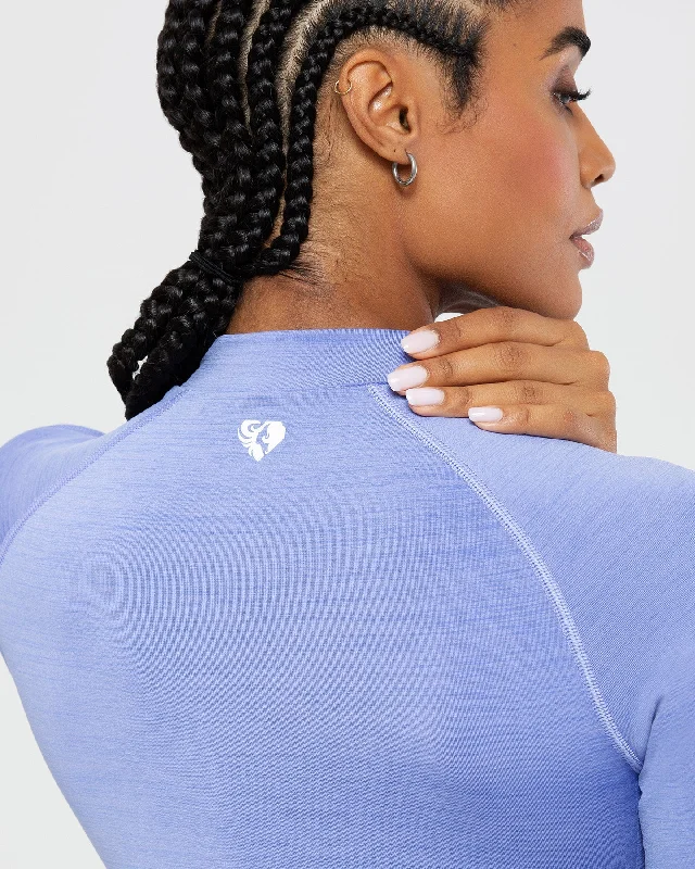 Define Seamless Crop Zip Jacket | Violet