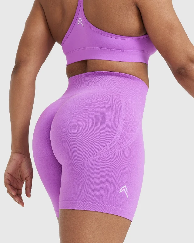 Effortless Seamless Shorts | Grape Purple