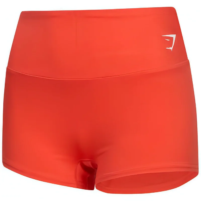 Gymshark Quad Womens Short Training Tights - Red