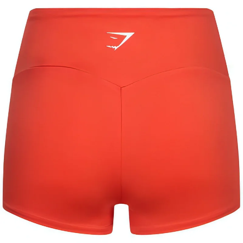 Gymshark Quad Womens Short Training Tights - Red