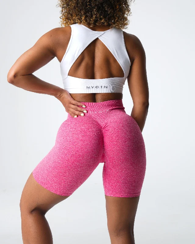 Hot Pink Scrunch Seamless Shorts