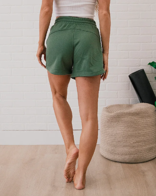 Rae Mode Comfy Shorts - Light Olive