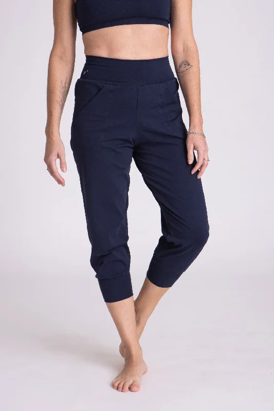 Organic Cotton Slouchy Capri Pants