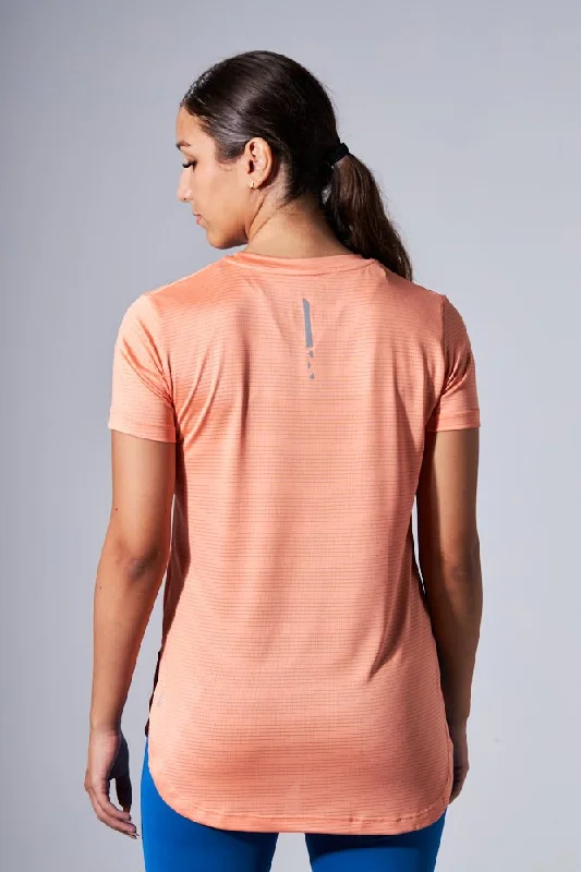 Peach Pink LiteRun Performance Tee