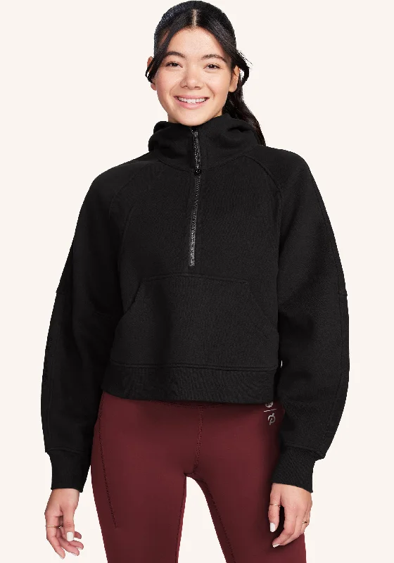 Scuba Oversized Half-Zip Hoodie