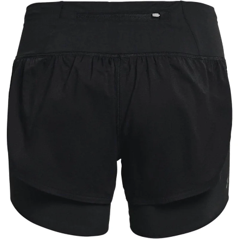 Under Armour Rush Run 2 in 1 Womens Running Shorts - Black