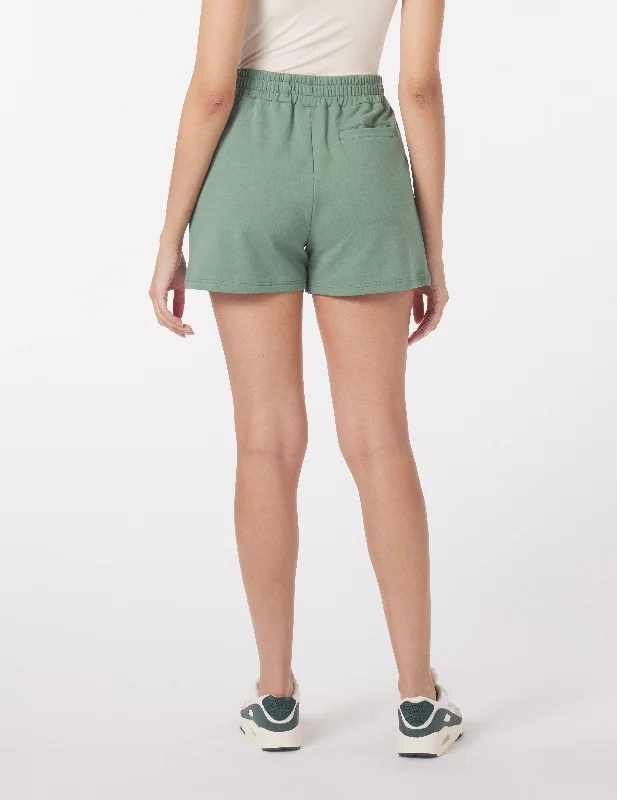 Vintage Oversized Sweat Short: Sage