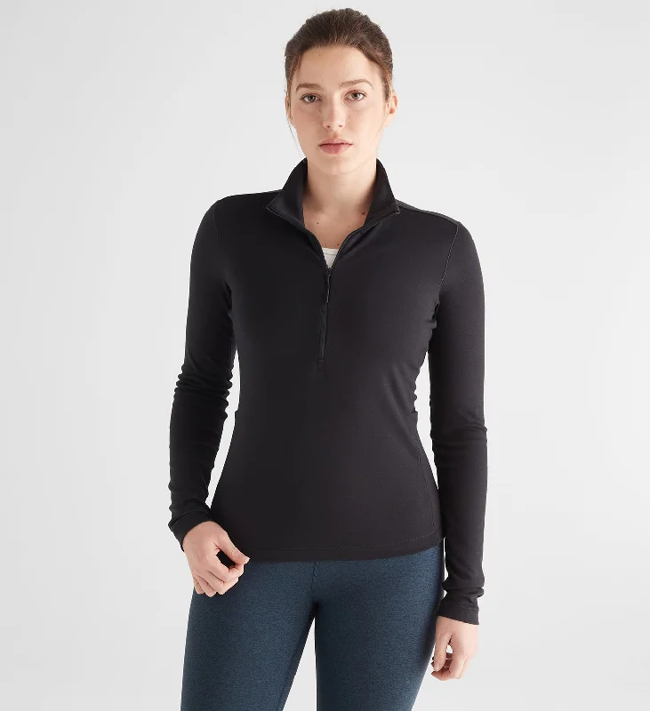 Women's Blended Merino Wool 1/4 Zip