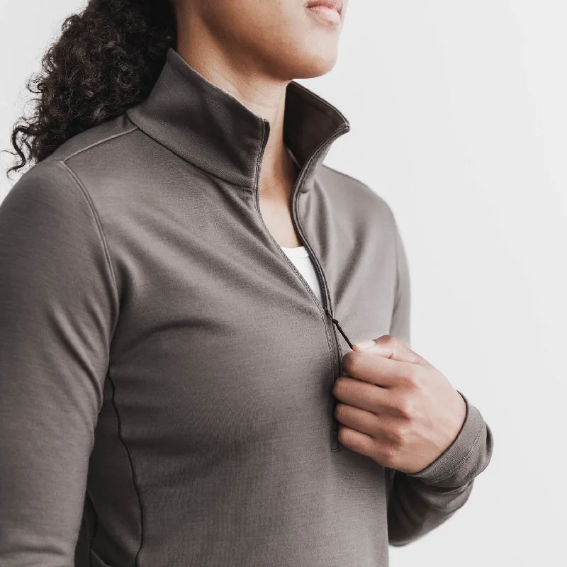 Women's Blended Merino Wool 1/4 Zip