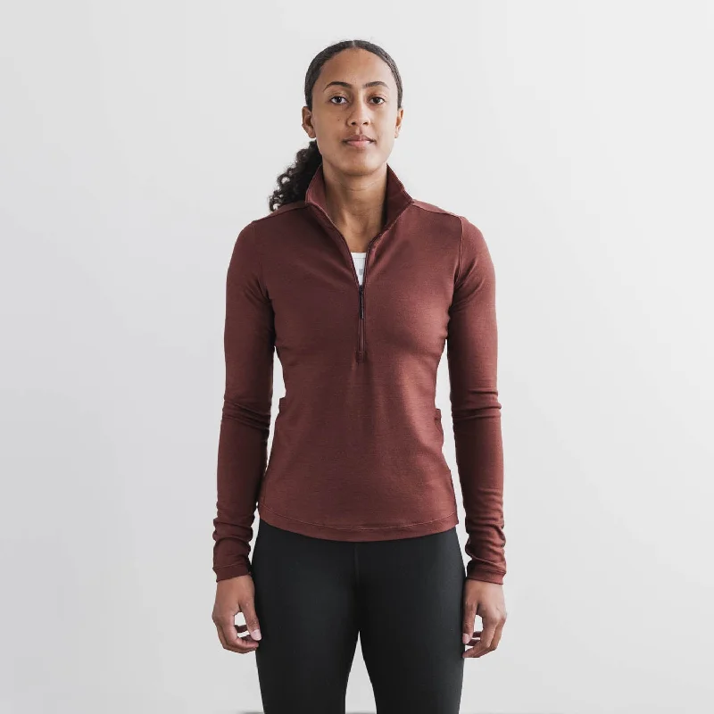 Women's Blended Merino Wool 1/4 Zip