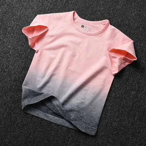 Gark Gray Pink Top / L