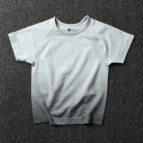 Gray White Top / L