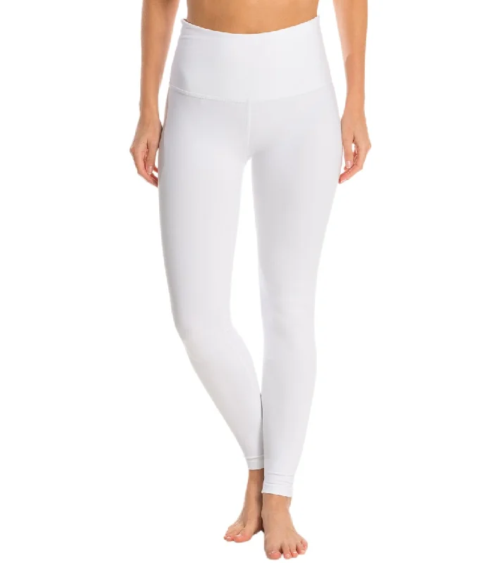 Beyond Yoga Take Me Higher Long Yoga Leggings White