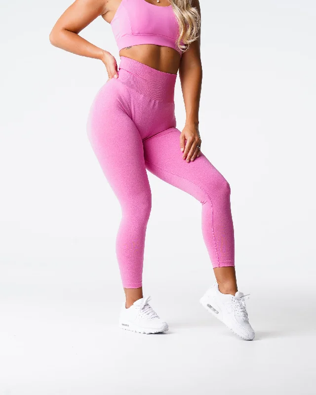 Bubble Gum Pink NV Seamless Leggings