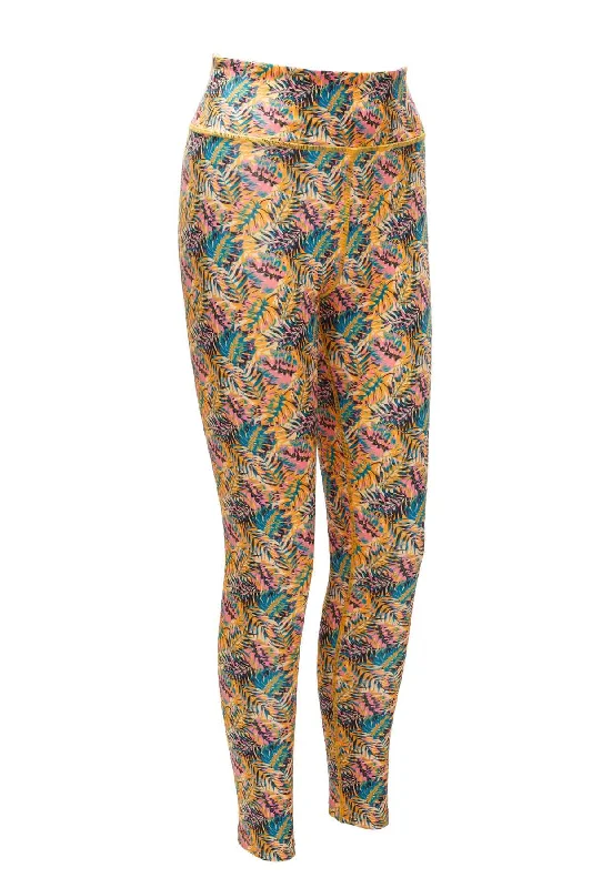 Club Tropicana Tropical Print Eco-Friendly Yoga Leggings