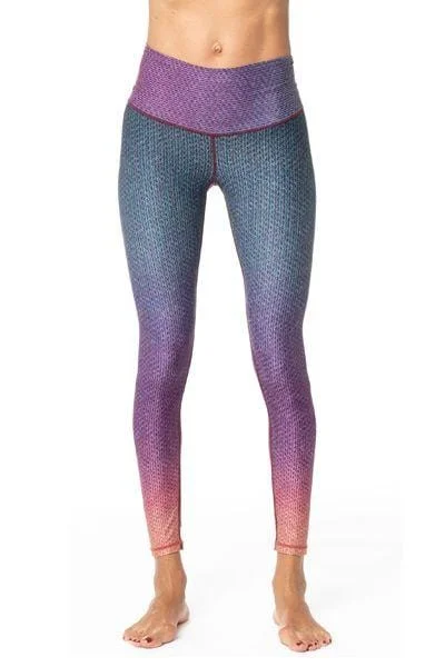 Cora Fade Legging , Purple/Grey (Sol and Mane)