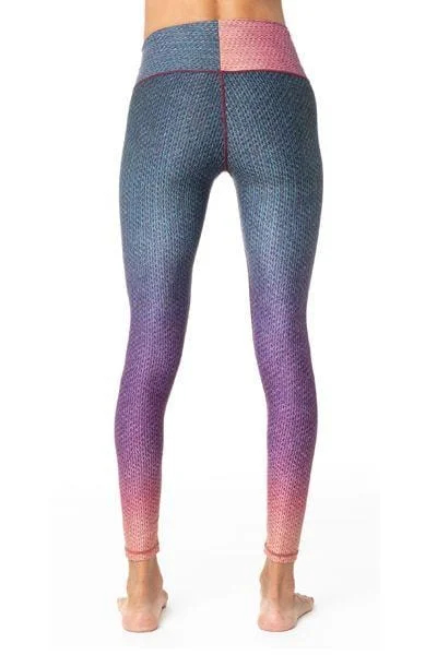 Cora Fade Legging , Purple/Grey (Sol and Mane)