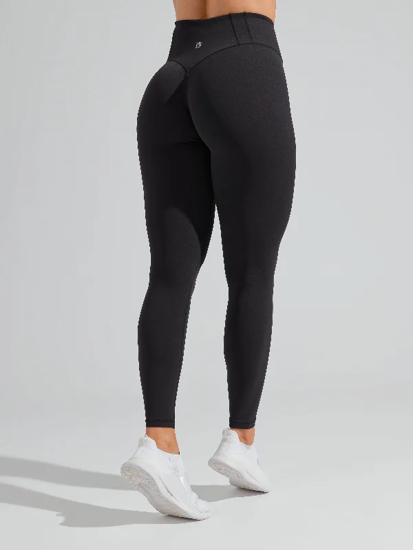 Corset Legging - Onyx Black