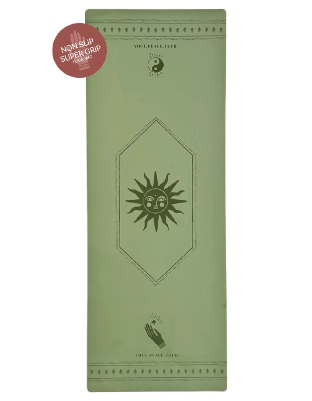 5 mm Deluxe Sage Yoga Mat + Strap