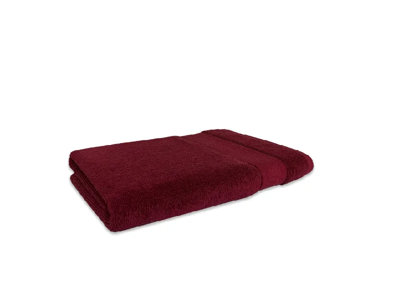 Berry - Dark Red 2 Piece 100% Cotton Hand Towel Set - Econova By Spaces