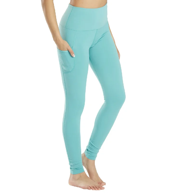 Everyday Yoga High Waisted Go-To Pocket Leggings 28"" Agate Green