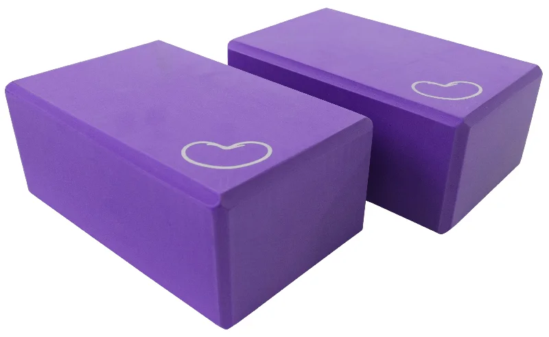 Yoga Block Set - Light weight Foam - 2 Pack