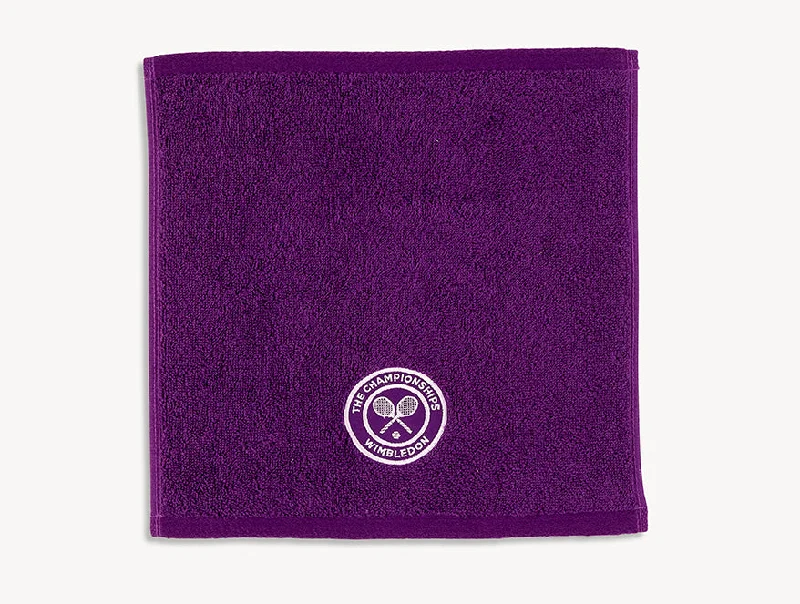 Wimbledon 2024 Jacquard Acai 100% Cotton Face Towel (Pack Of 2)