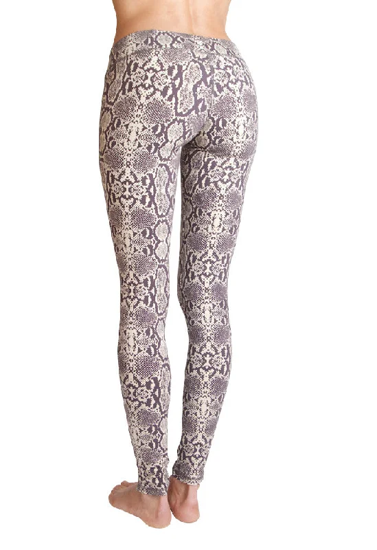 Leggings Snake Cream Brown