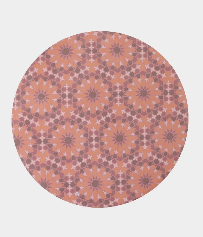 Manduka eQua eKO Round Yoga Mat 3mm 59 inch - Rituals Baked Clay