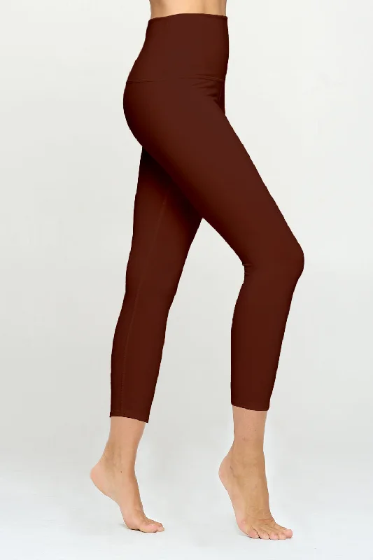 Mia - Coffee - 7/8 Legging (High-Waist) - LIMITED EDITION