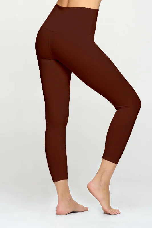 Mia - Coffee - 7/8 Legging (High-Waist) - LIMITED EDITION