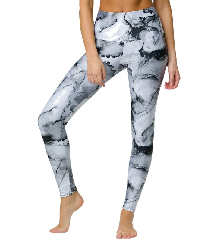 Onzie High Waisted Yoga Leggings Ink