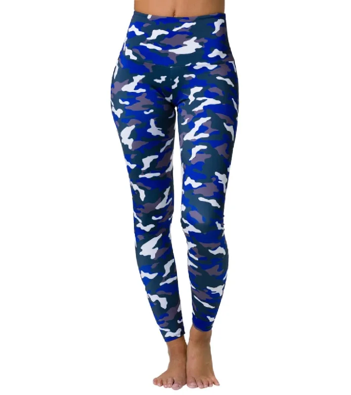 Onzie High Waisted Yoga Leggings Midnight Camo