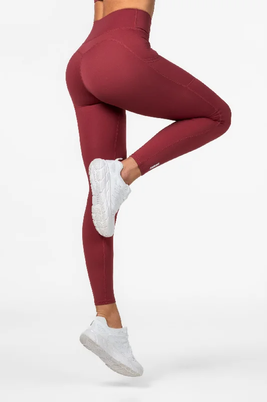 Red Techna Leggings