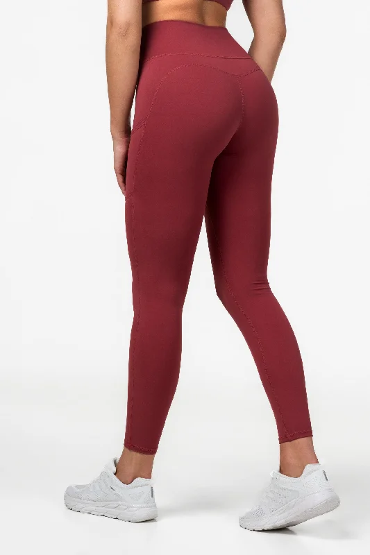 Red Techna Leggings