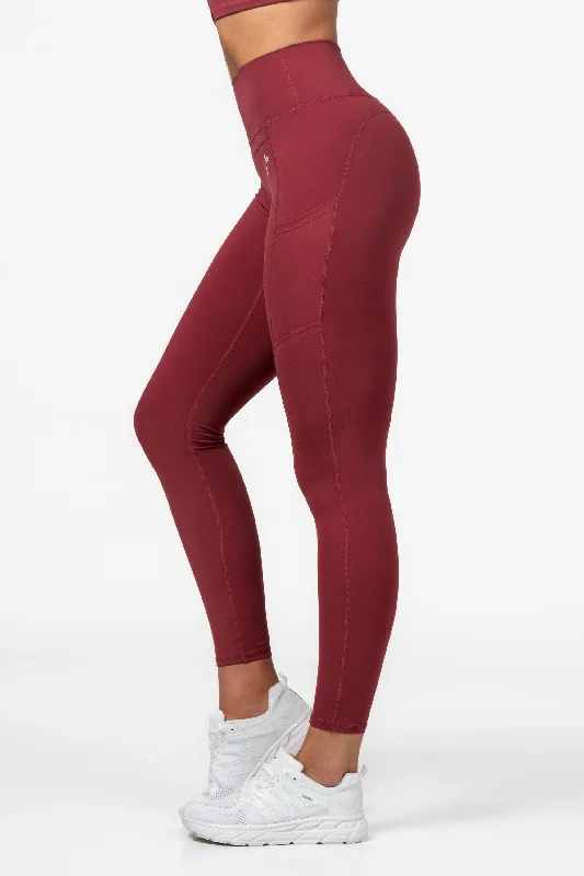 Red Techna Leggings