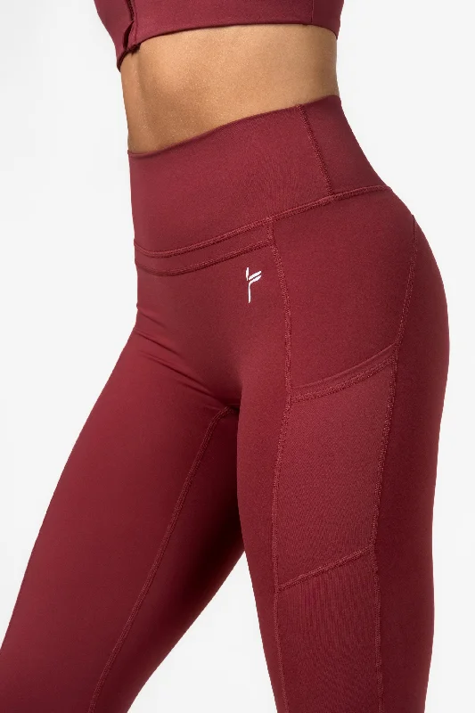 Red Techna Leggings