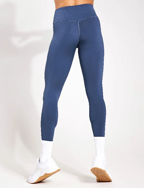 Active Collective Dreamblend 7/8 Leggings - East Coast Blue