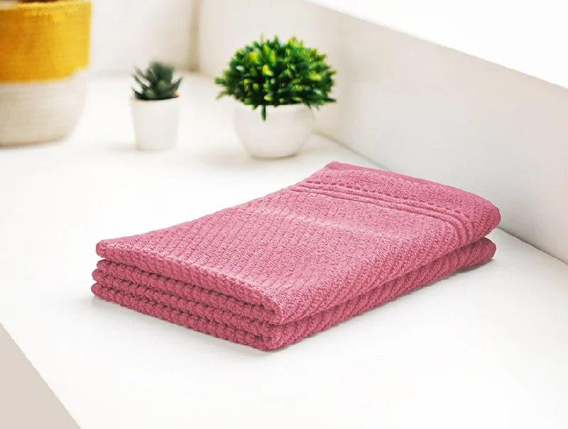 Stripe Blush 2 Piece 100% Cotton Hand Towel - Relish By Spaces