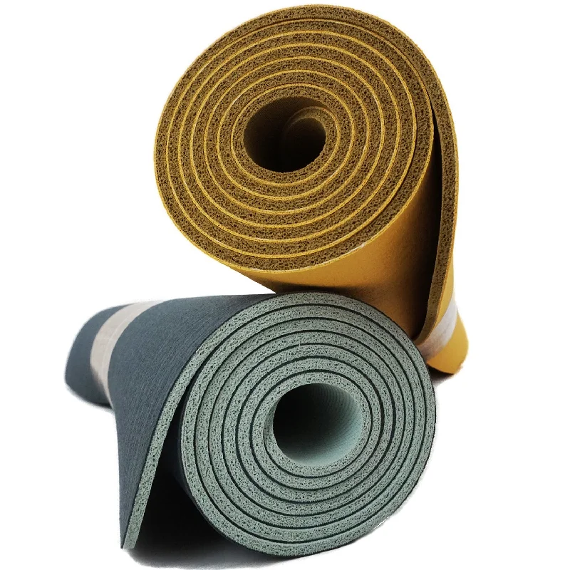 Textured Natural Rubber Yoga Mat by YOGA Accessories