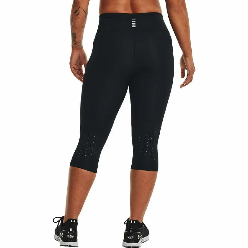 Under Armour Fly Fast 3.0 Speed Womens 3/4 Capri Running Tights - Black