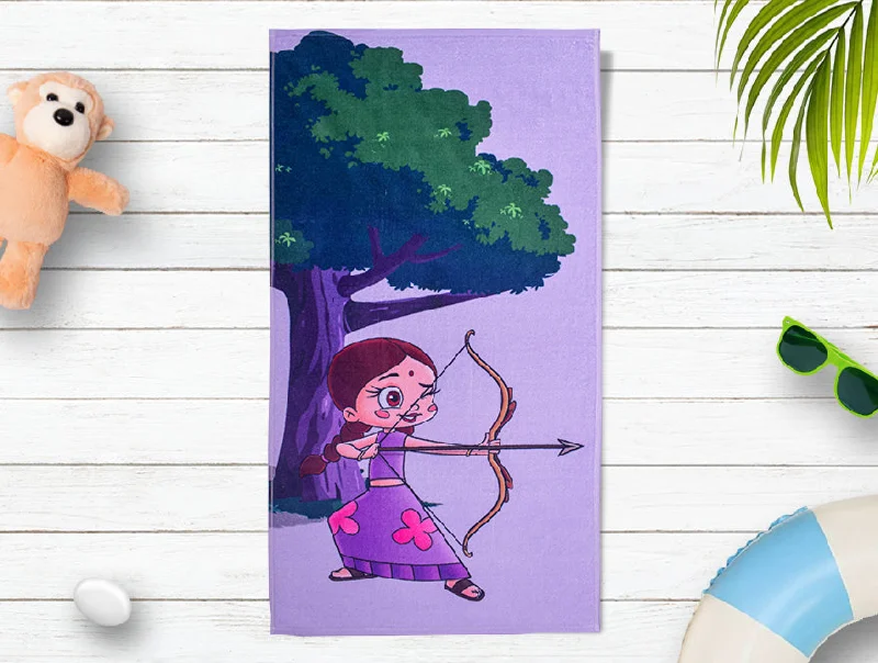 Blush 100% Cotton  Bath Towel - Chhota Bheem By Spaces